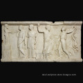 3d Relief Marble Carving Ancient Greek Art Wall Man Statue Sculpture